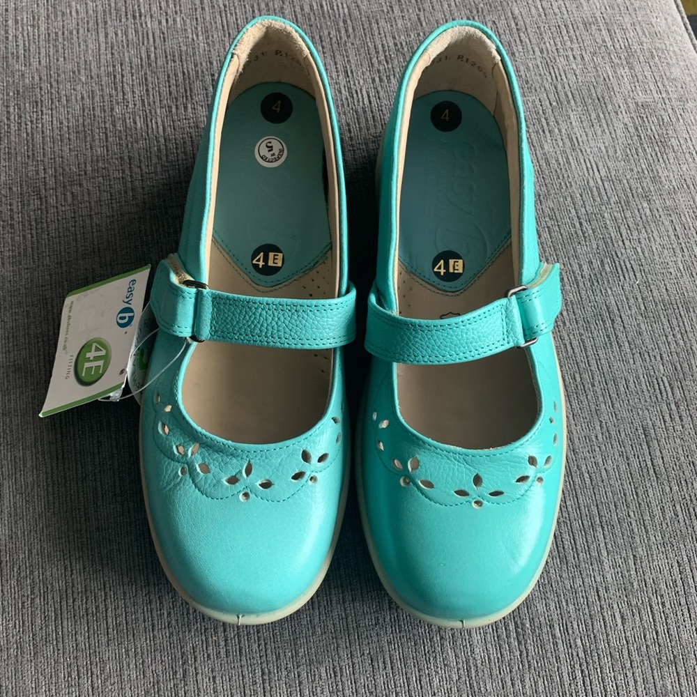 Easyb Kara by dbshoes size 6 (UK 4) 4E Width - Turquoise